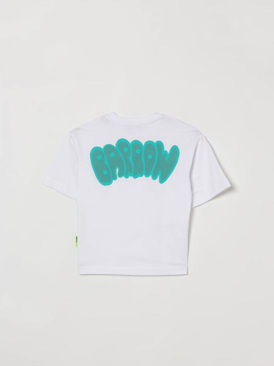 26SS [키즈] 바로우 티셔츠 S6BKJUTH007 002 White - BARROW