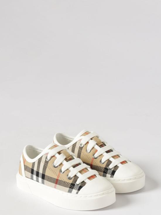 26SS [키즈] 버버리 스니커즈 8114570 B9368 Beige - BURBERRY