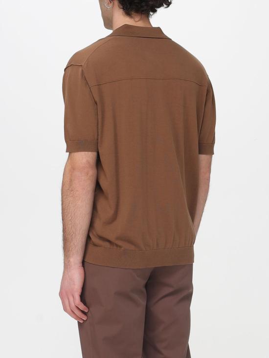 26SS 파올로페코라 폴로 티셔츠 A043F100 1181 Brown - PAOLO PECORA