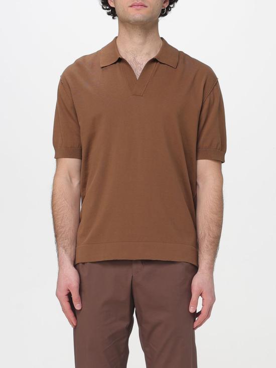 26SS 파올로페코라 폴로 티셔츠 A043F100 1181 Brown