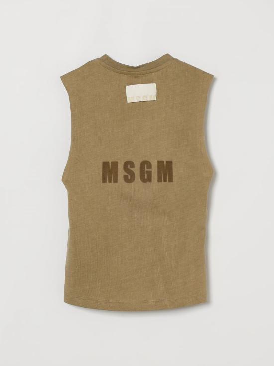 26SS [키즈] 엠에스지엠 티셔츠 S6MSJUTH150 094 Beige - MSGM