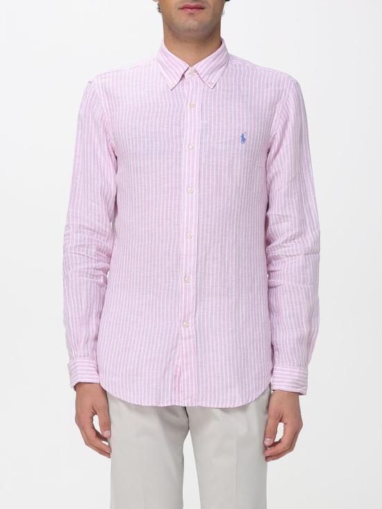 26SS 폴로 랄프로렌 긴팔 셔츠 710982143500 Pink