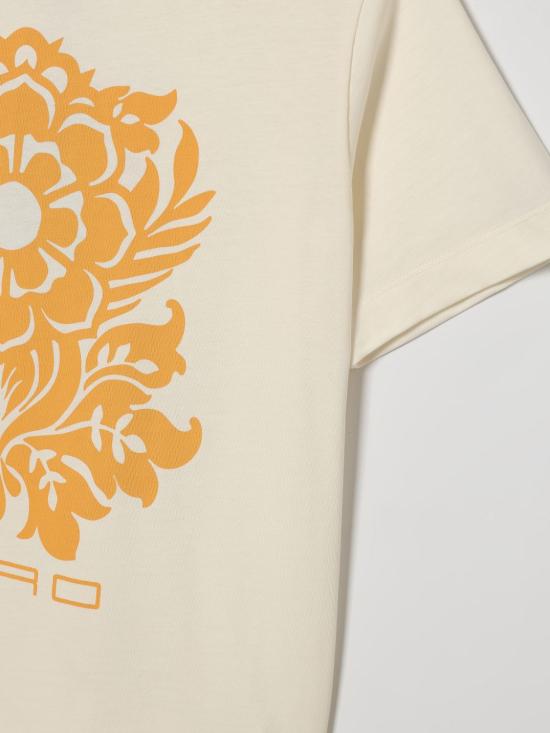 26SS [키즈] 에트로 티셔츠 GY8A11Z3672 102 White - ETRO