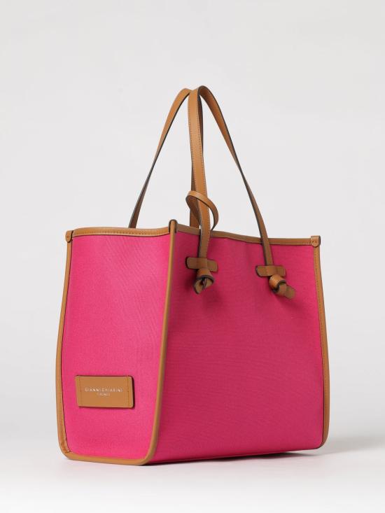 26SS 지아니 끼아리니 숄더백 BS6850COMMCNVSE DESERT FLOWER CUOIO CARAM Fuchsia - GIANNI CHIARINI