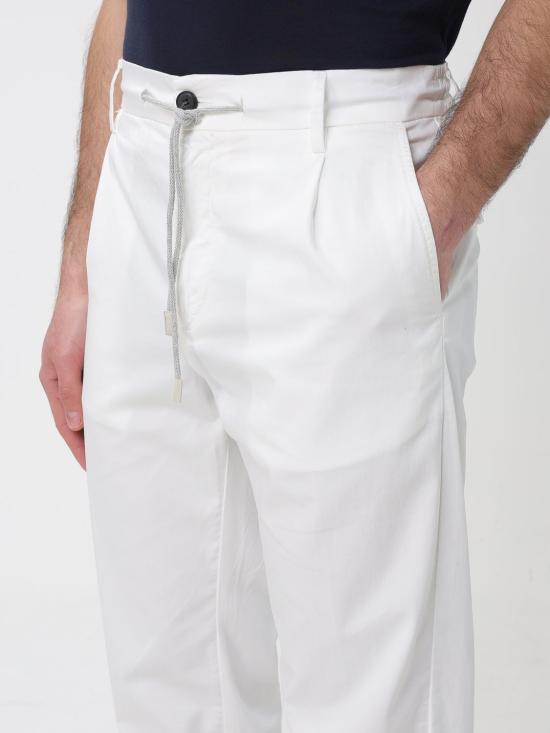 26SS 일레븐티 스트레이트 팬츠 M75PANG03TET0K007 01N White - ELEVENTY