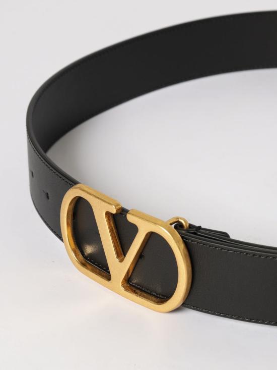 26SS 발렌티노 가라바니 가죽 벨트 YT0SQ7IYR 0NO Black - VALENTINO GARAVANI