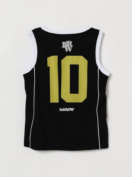 26SS [키즈] 바로우 티셔츠 S6BKJUTA109 110 Black - BARROW