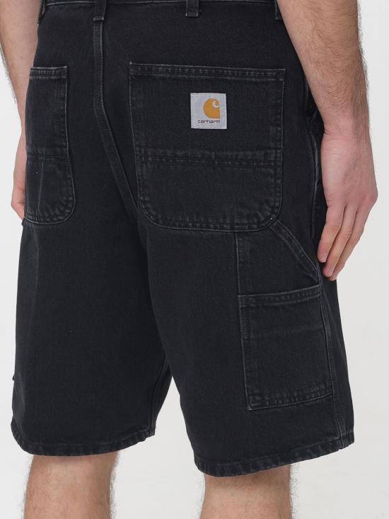 26SS 칼하트 WIP 스미스 데님 싱글 니 쇼츠 I032026 8906 Black - CARHARTT WIP