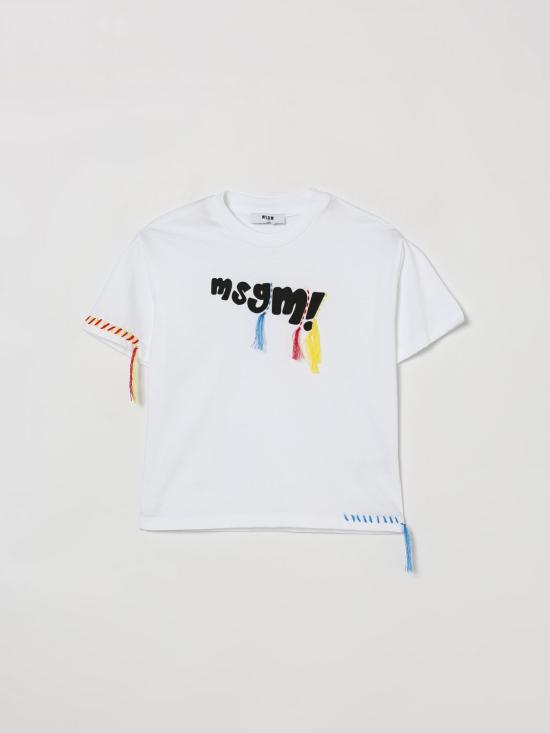 26SS [키즈] 엠에스지엠 티셔츠 S6MSJUTH136 001 White