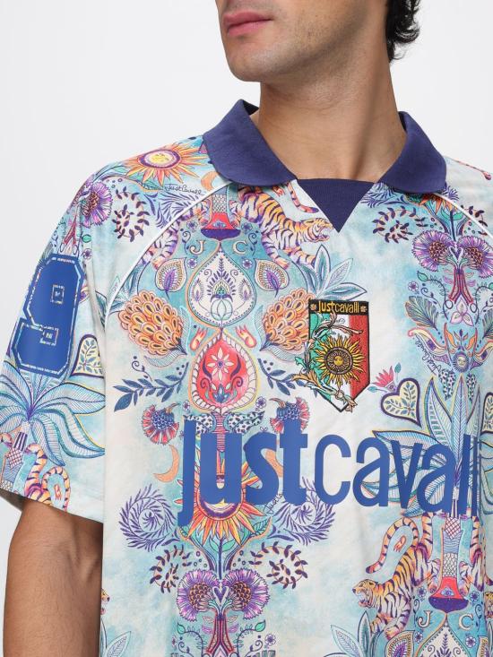 26SS 저스트까발리 폴로 티셔츠 80OAHE11CJ121 R86 Multicolor - JUST CAVALLI