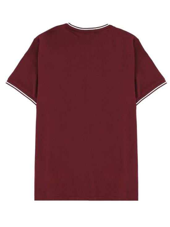 26SS 프레드페리 반팔 티셔츠 FP M1588V 57 64A BORDEAUX - FRED PERRY