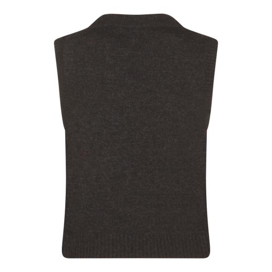 26SS 가니 그래픽 울 베스트 A1070044052 Black - GANNI