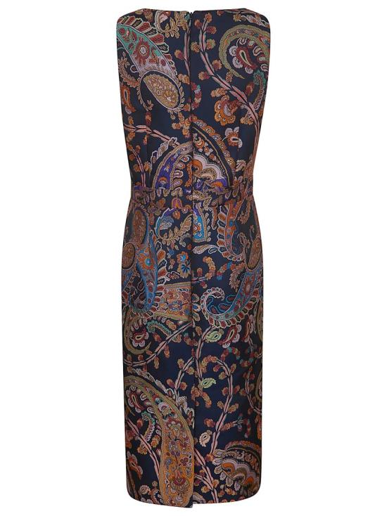 26SS 에트로 미디 원피스 WRHA0036 99TJS82 Grey - ETRO