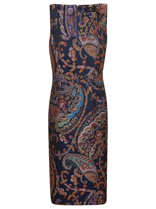 26SS 에트로 미디 원피스 WRHA0036 99TJS82 Grey