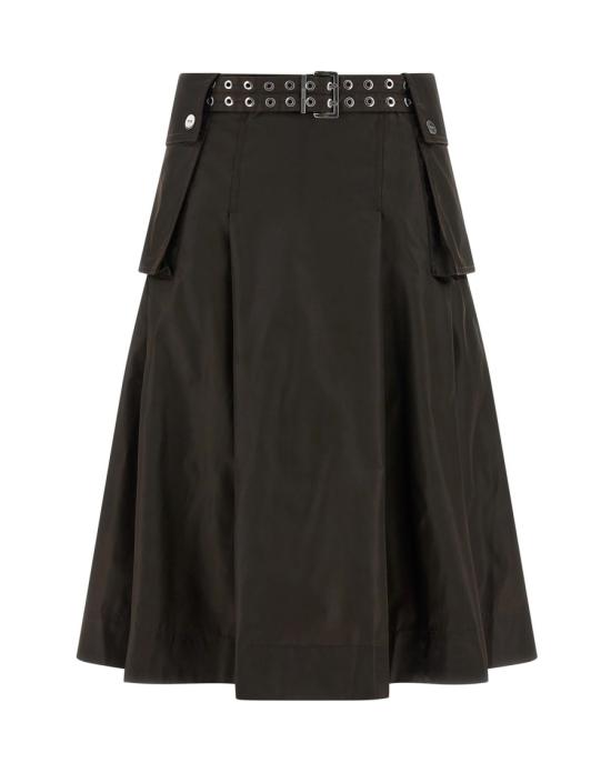 26SS 가니 미디 스커트 2541055 Black