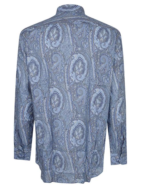 26SS 에트로 긴팔 셔츠 MRIB0025 99SA5P2 Blue - ETRO