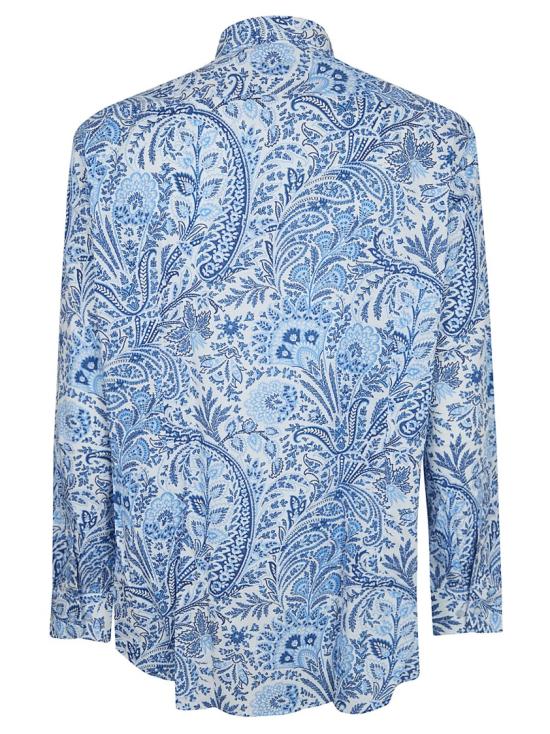 26SS 에트로 긴팔 셔츠 MRIB0025 99SAEG2 Blue - ETRO