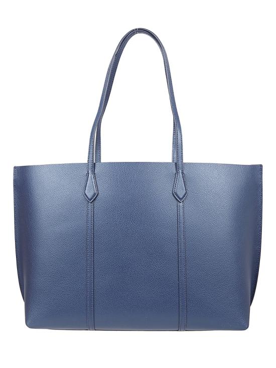 26SS 토리버치 레더 페리 토트백 169476 498 Grey - TORY BURCH