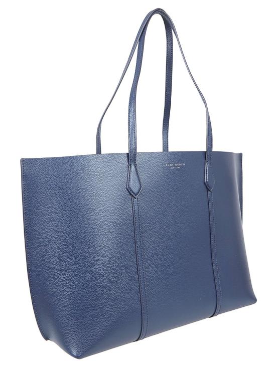 26SS 토리버치 레더 페리 토트백 169476 498 Grey - TORY BURCH
