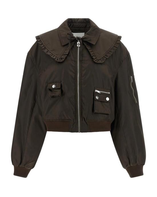 26SS 가니 봄버 자켓 9651115 Black