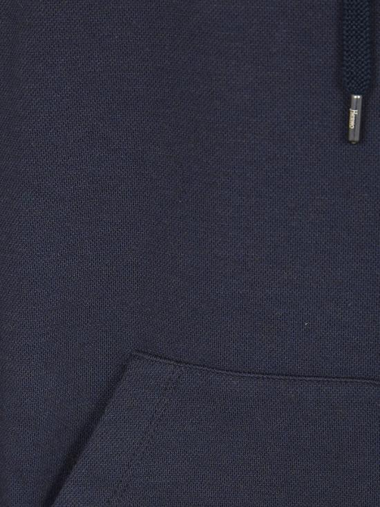 26SS 에르노 후드 티셔츠 JC000075U 54007 Black - HERNO