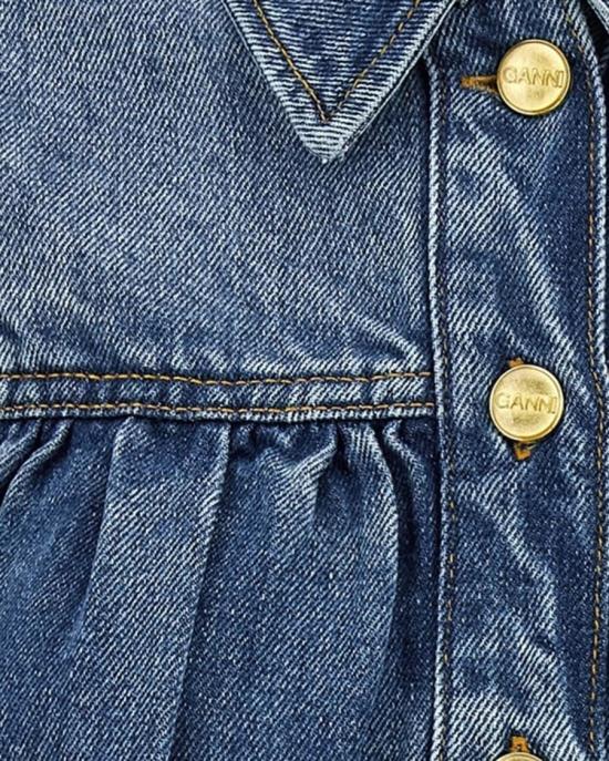 26SS 가니 데님 셔츠 9029344 Blue - GANNI