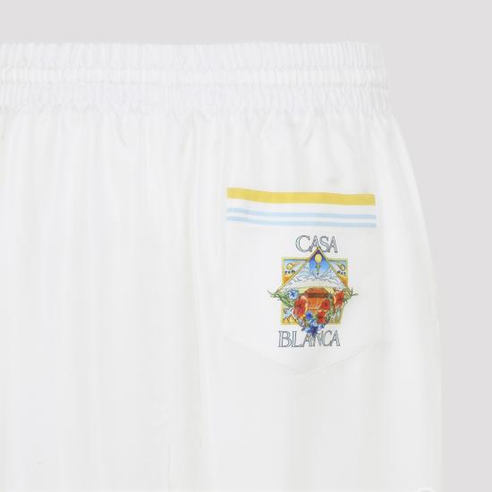 26SS 카사블랑카 숏팬츠 MSS26TR39909 White - CASABLANCA