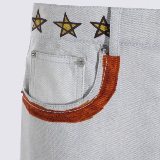 26SS 모스키노 데님 팬츠 261ZZ032302691888 White - MOSCHINO