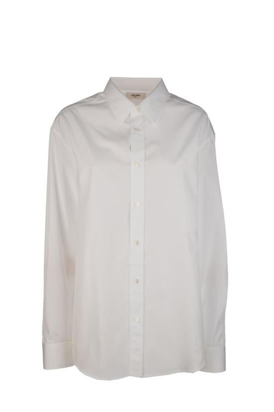 26SS 셀린느 긴팔 셔츠 RC0AZ0T01 01BC WHITE