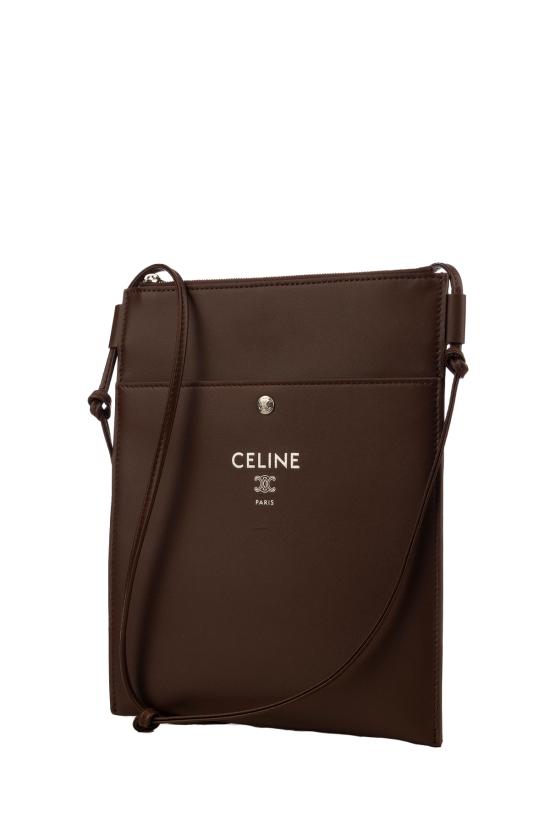 26SS 셀린느 테이크 어웨이 샤프 파우치 L103B2K05 19KE CHOCOLATE - CELINE