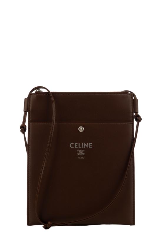 26SS 셀린느 테이크 어웨이 샤프 파우치 L103B2K05 19KE CHOCOLATE