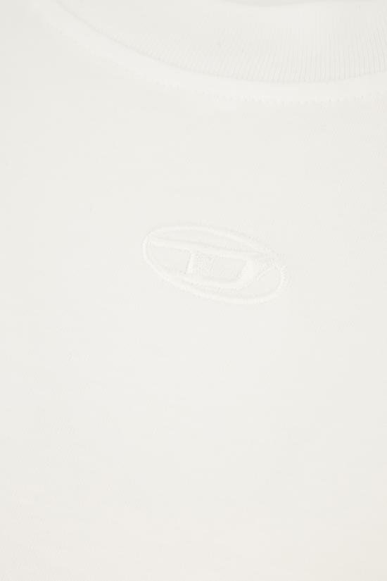 25FW 디젤 반팔 티셔츠 A215620PLAT 100 WHITE - DIESEL