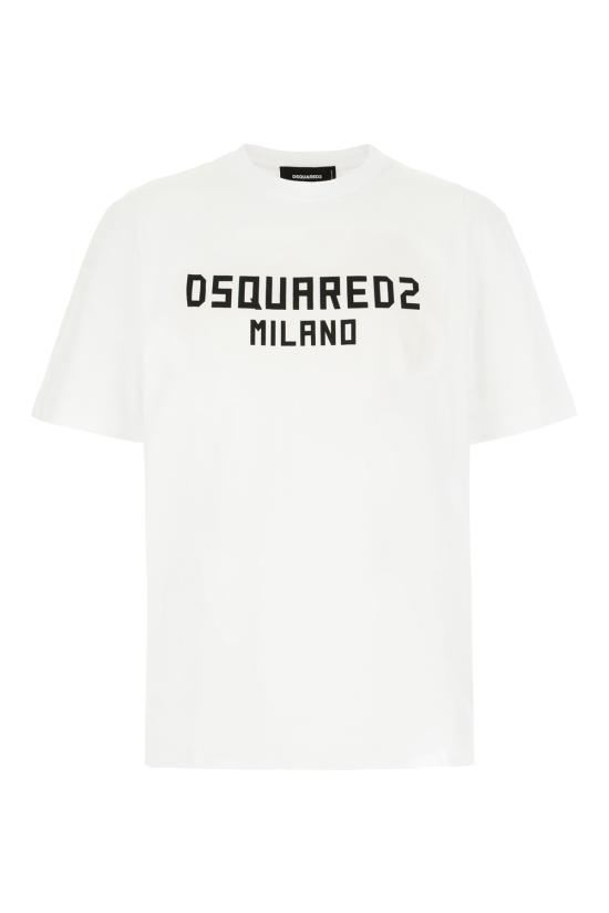 26SS 디스퀘어드2 반팔 티셔츠 S74GD1520D20106 100 WHITE