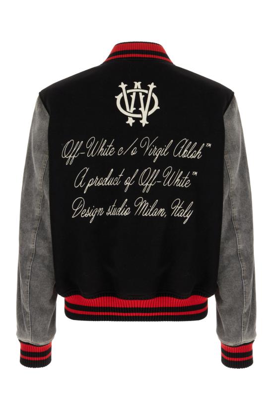 25FW 오프화이트 자켓 OMEH053F25FAB003 1017 BLACK FROZEN - OFF WHITE