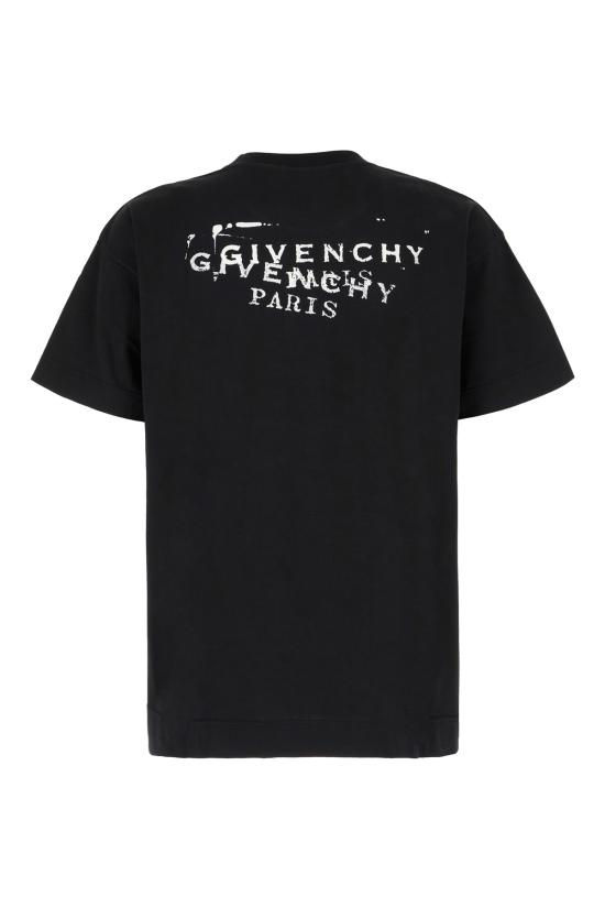 26SS 지방시 반팔 티셔츠 BM71NK3YSA 001 BLACK - GIVENCHY