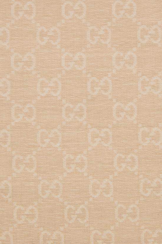 25FW 구찌 GG 프린트 울&코튼 숄 8452433GC46 5875 Beige - GUCCI