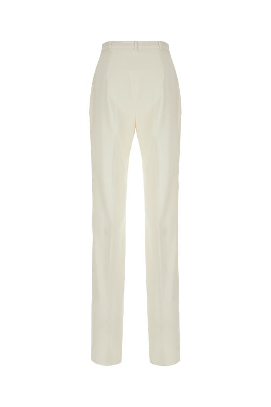 26SS 막스마라 스튜디오 스트레이트 팬츠 MSTQUASAR 010 Bianco - MAX MARA STUDIO