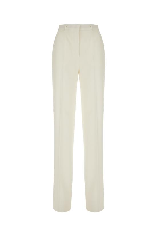 26SS 막스마라 스튜디오 스트레이트 팬츠 MSTQUASAR 010 Bianco