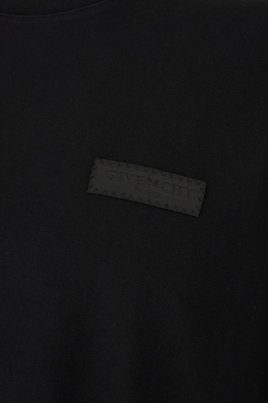 26SS 지방시 반팔 티셔츠 BM71NK3YSJ 001 BLACK - GIVENCHY