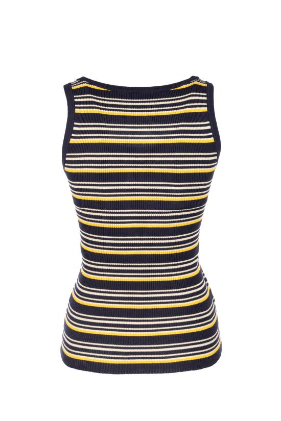 26SS 미우미우 스웨터 MMV3411848 F0008 BLEU - MIU MIU