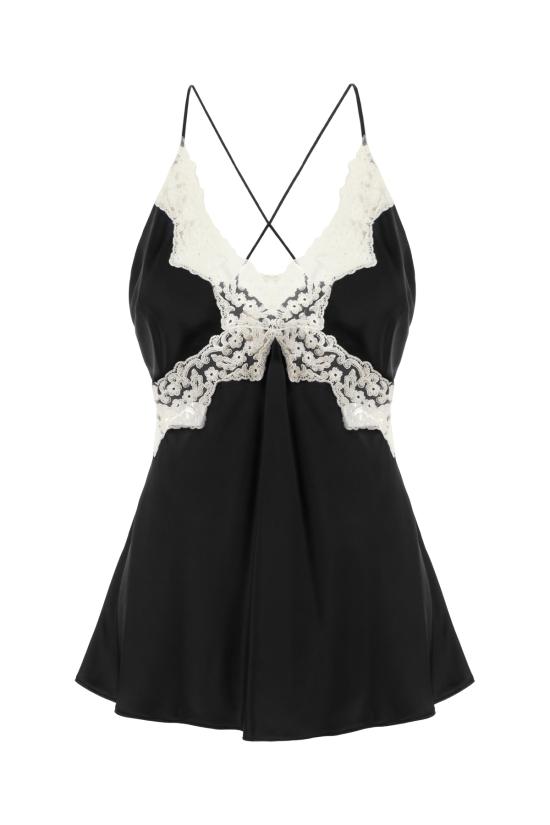 26SS 알베르타 페레티 민소매 티셔츠 261U08071627 1555 FANTASIA NERO