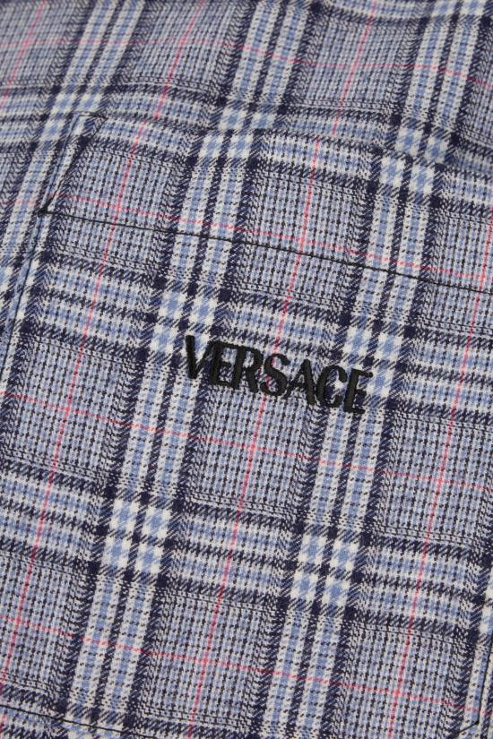 26SS 베르사체 긴팔 셔츠 10227461A16803 6UE40 MIDNIGHT BLUE PEONY RADIANT PINK - VERSACE