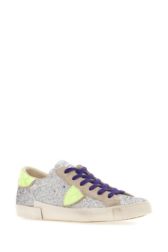 26SS 필립모델 스니커즈 PRLD GG07 GLITTER ARGENTO - PHILIPPE MODEL
