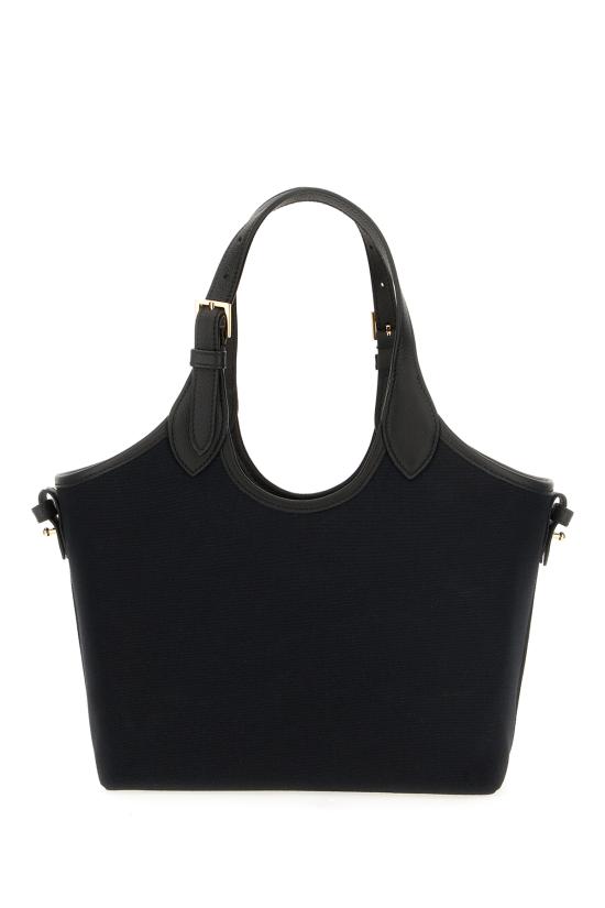 26SS 베르사체 라 메두사 캔버스 미니 토트백 10225851A03095 1B00V BLACK GOLD - VERSACE