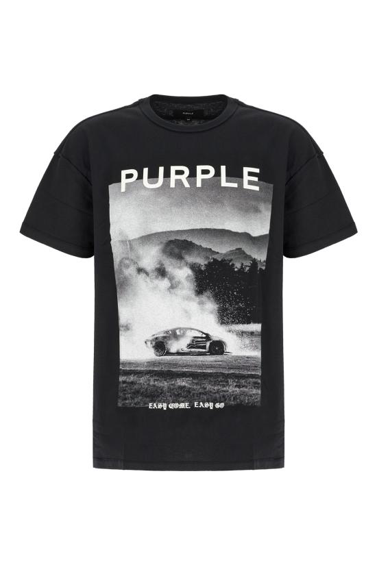 26SS 퍼플 브랜드 반팔 티셔츠 P101JBEG NERO Nero