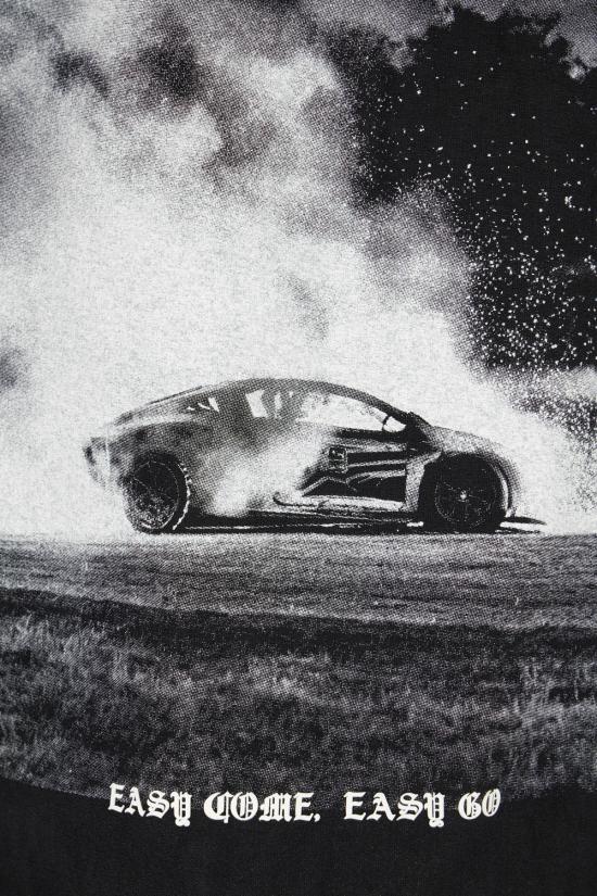 26SS 퍼플 브랜드 반팔 티셔츠 P101JBEG NERO Nero - PURPLE BRAND