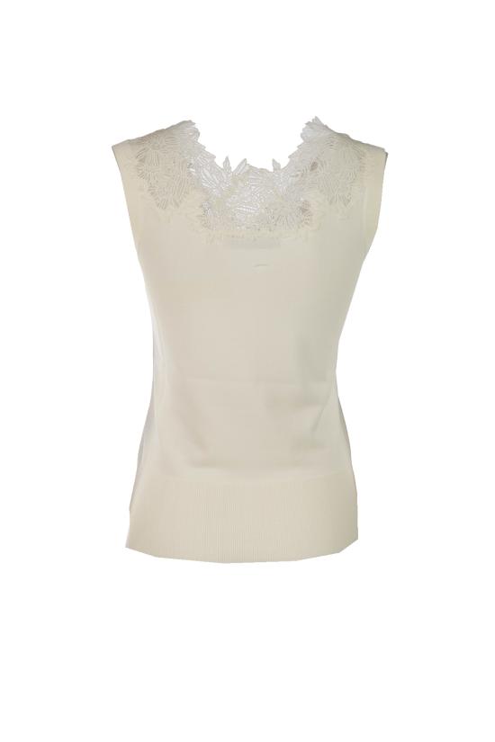 26SS 에르마노 설비노 스웨터 D485L361APIKX 14800 Panna - ERMANNO SCERVINO