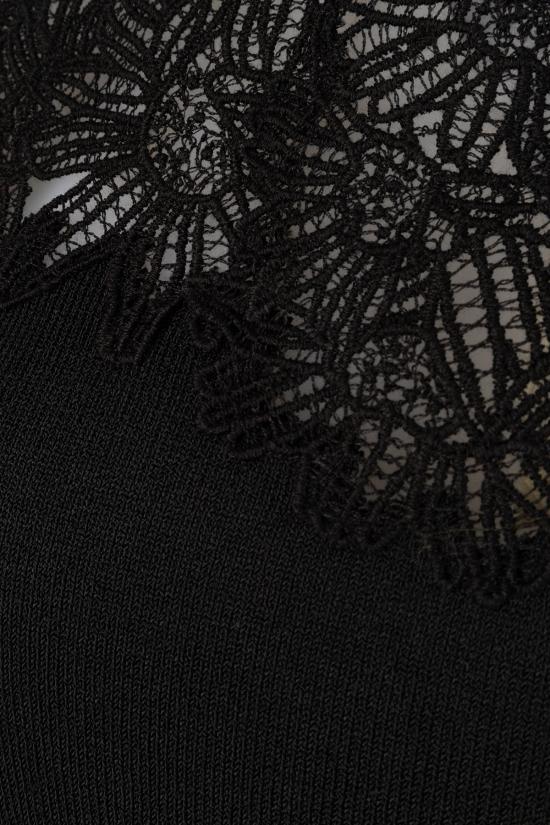 26SS 에르마노 설비노 스웨터 D485L361APIKX 95708 Nero - ERMANNO SCERVINO