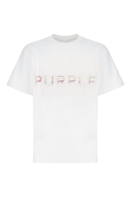 26SS 퍼플 브랜드 반팔 티셔츠 P117HWNP226 WHITE