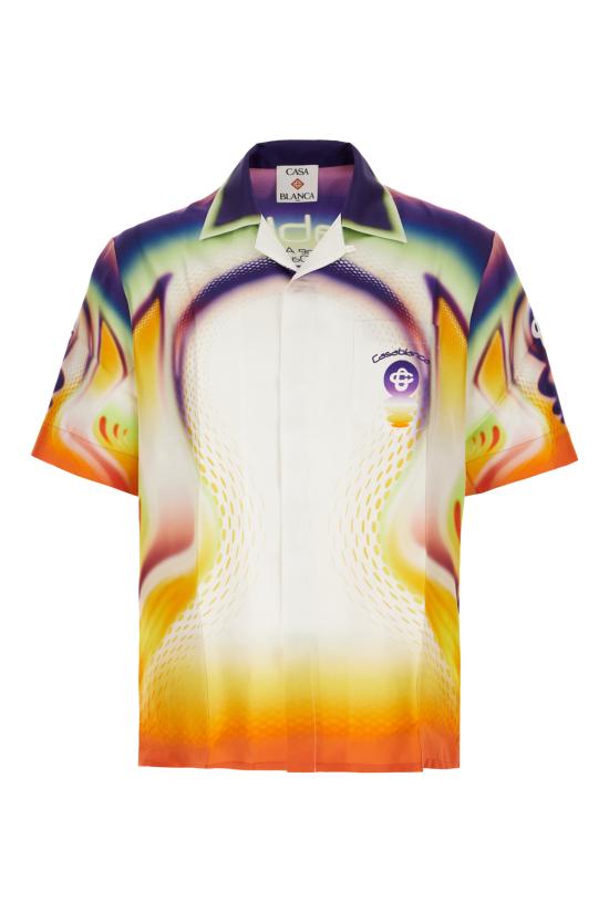 26SS 카사블랑카 반팔 티셔츠 MSS26SH00301 MULTICOLOR Multicolor